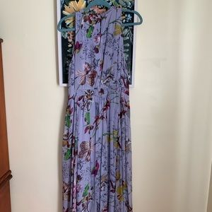 Anthropologie Chiffon Floral Dress